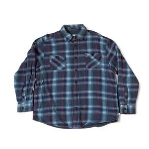 |Dakota Grizzly| Thermal Lined Plaid Flannel Longsleeved Snap Mens XXL Workwear